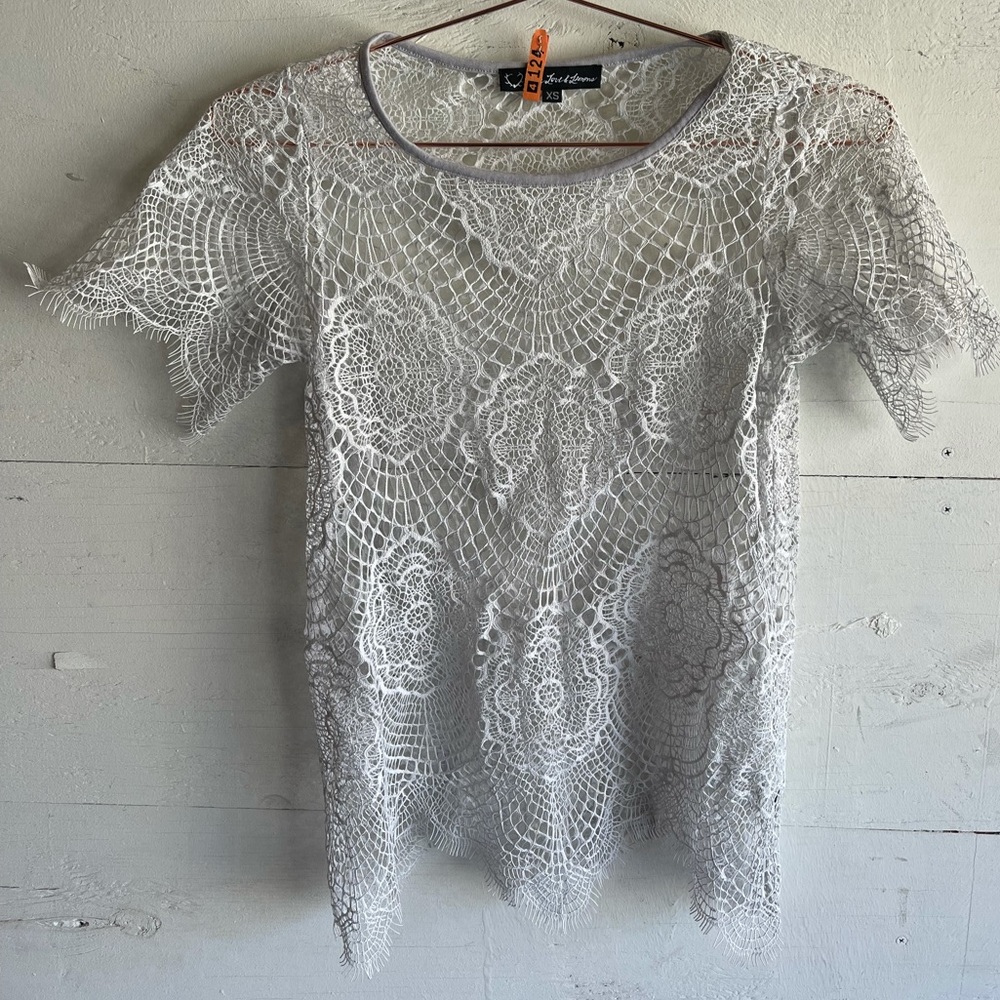 COPY - For Love and Lemons XS lace top